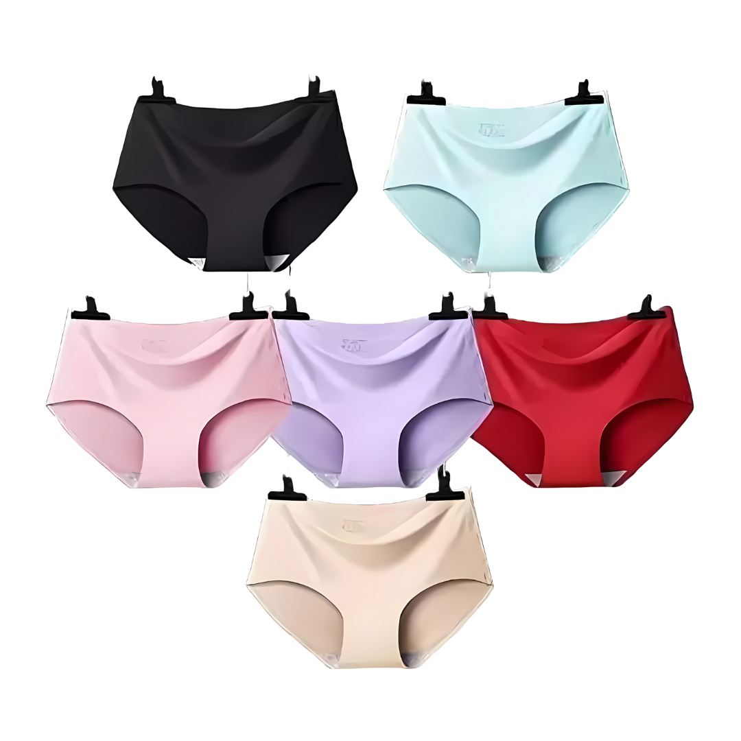 Women's Seamless Underwear for Women (Multicolor) (Pack of 4)