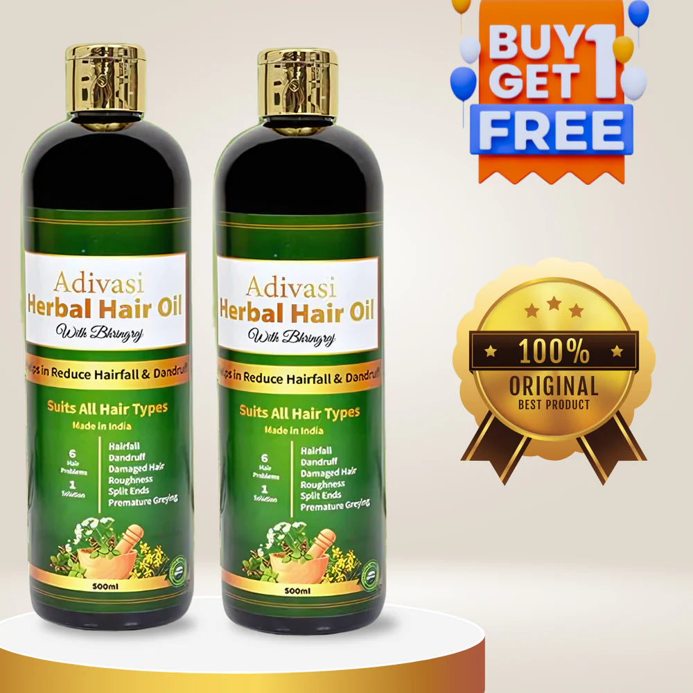 ADIVASI NILAMBARI HAIR OIL - BUY 1 GET 1 FREE